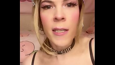 Tgirl Chastity Sissy Jessica Bloom Destroyed By Huge BBC Dildo