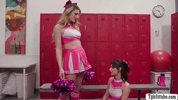Tgirl Coach Catches Cheerleaders Having Sex In The Room