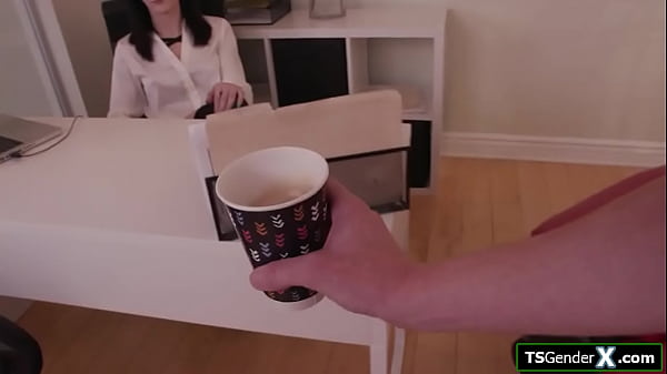 Employee gives bj to trans boss Nikki North to keep his job
