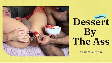 Trans Strawberry Dessert With Pussy Flavor Hot Scene HD