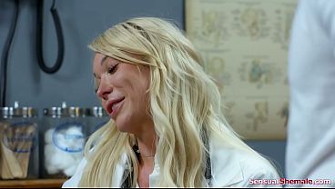 Busty Shemale Doctor Aubrey Kate Patient Please Hot Scene HD