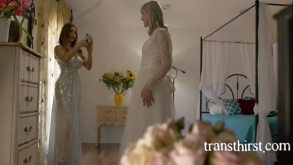 Brides Maid Fucks the Trans Bride and Groom