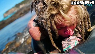 Beach Pov Blowjob – Risky Outdoor Deepthroat