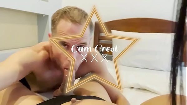 Big Dick Trans Model Fucks Cam Crest in his Throat and Ass