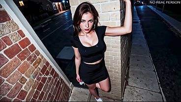 Fucked Stranger Shemale Pov Outdoor at Night – Ai Generated