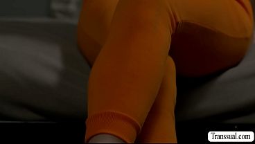 Ts Inmate Butt Fucked in her Cell by Jail Guard