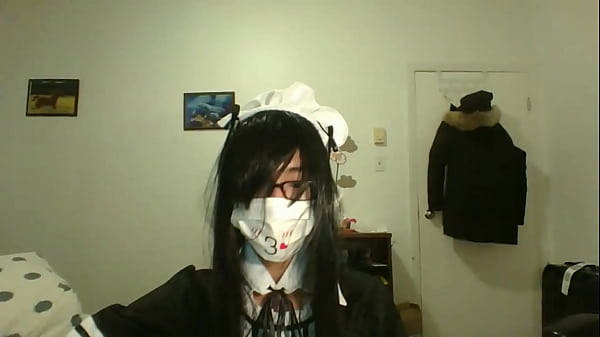 Asian Femboy Licks up All his Cum