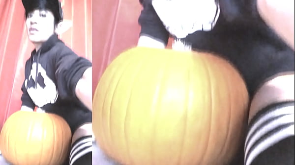 Sfw Jon Arteen Sexy Twink Emo Femboy Carves a Halloween Pumpkin in