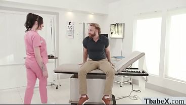 Ts Nurse Makes her Patients Dick Hard on