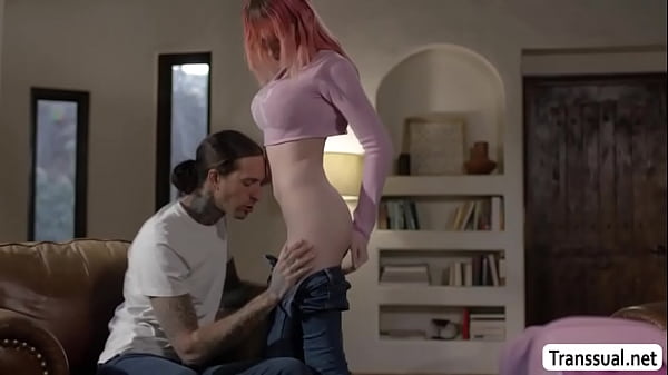 Horny Stepbro Is on the Couch Reading Some Books and his Ts