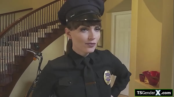 Trans Police Officer Natalie Mars Keeps a Man Company and He Notices